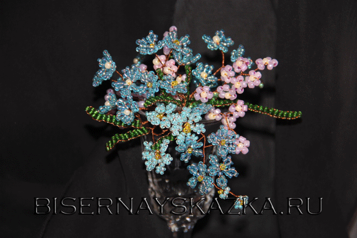 Цветы из бисера — пошаговые мастер-классы плетения с фото